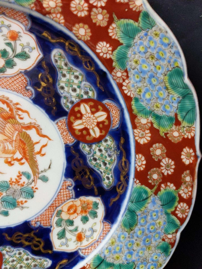 Meiji period Japanese Imari Charger Fine Quality 12.25" - Estate Fresh Austin