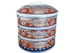 Meiji Period Japanese Imari Stacking Bento Box Jubako Stacking Dishes - Estate Fresh Austin