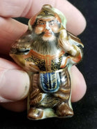 Meiji Period Miniature Japanese Samurai Figure Hand Painted c.late 19th century - Estate Fresh Austin