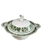 Meissen Full Green Vine Covered Vegetable 13.25