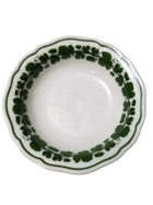 Meissen Full Green Vine Rimmed Fruit Bowl 4 7/8