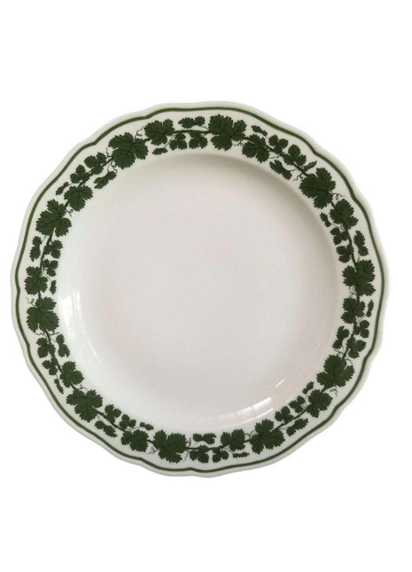 Meissen Full Green Vine Scalloped 8 7/8" luncheon Plate (multiple available) - Estate Fresh Austin