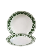 Meissen Full Green Vine Serving Bowls 9.25