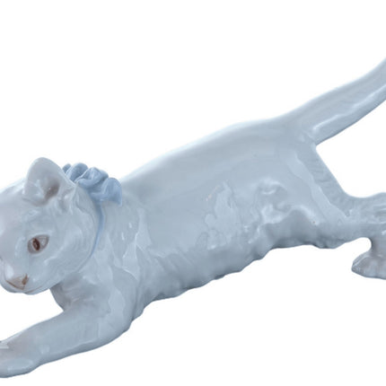 Meissen Porcelain Cat Figure - Estate Fresh Austin