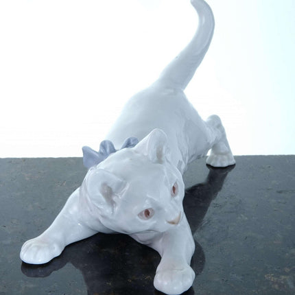 Meissen Porcelain Cat Figure - Estate Fresh Austin