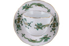 Meissen Rich Court Dragon Green Demitasse Espresso cup and saucer (multiple avai - Estate Fresh Austin