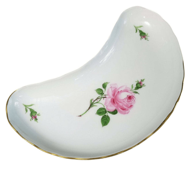 Meissen Rose Pink Gold Bone Dish (multiple available) - Estate Fresh Austin