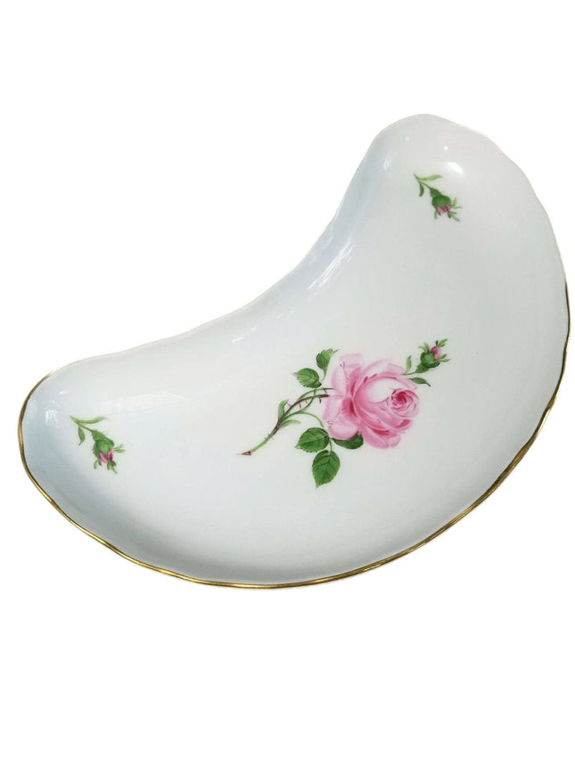 Meissen Rose Pink Gold Bone Dish (multiple available) - Estate Fresh Austin