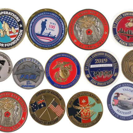 Metal/Bronze Medallion collection Cowtown Warriors US/Australian Mateship, Bush - Estate Fresh Austin