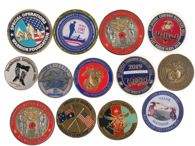Metal/Bronze Medallion collection Cowtown Warriors US/Australian Mateship, Bush - Estate Fresh Austin