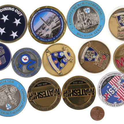Metal/Bronze Medallion collection Cowtown Warriors US/Australian Mateship, Bush - Estate Fresh Austin