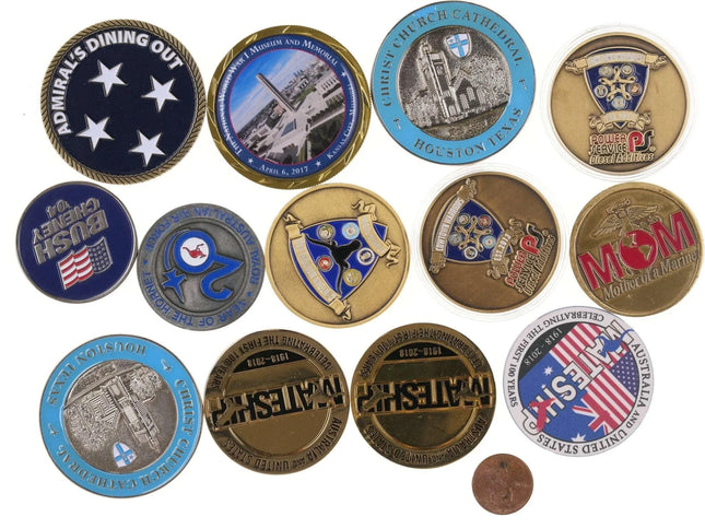 Metal/Bronze Medallion collection Cowtown Warriors US/Australian Mateship, Bush - Estate Fresh Austin