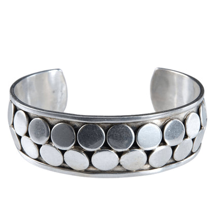 Mexican Sterling Mod Cuff bracelet - Estate Fresh Austin