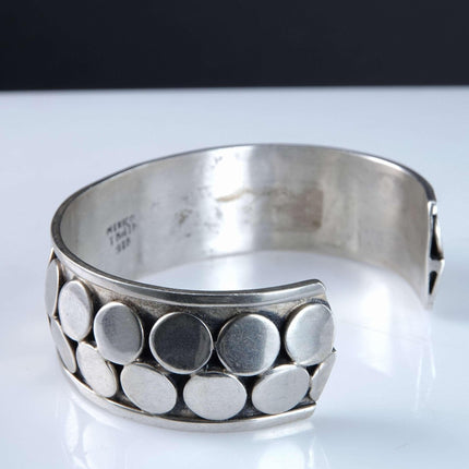 Mexican Sterling Mod Cuff bracelet - Estate Fresh Austin