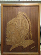 Mid Century FOLK ART sculpture matchstick African and/or Prison Art Nice Detail - Estate Fresh Austin