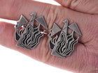 Mid century modern sterling cufflinks - Estate Fresh Austin