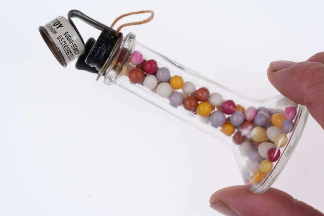 Mid century Musical toy candy container in the form of candlestick telephone. - Estate Fresh Austin