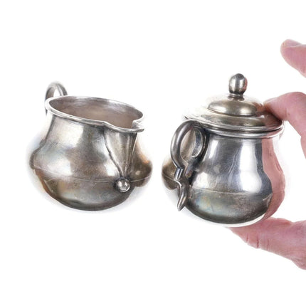 Mid Century William Spratling Sterling Creamer and Sugar - Estate Fresh Austin