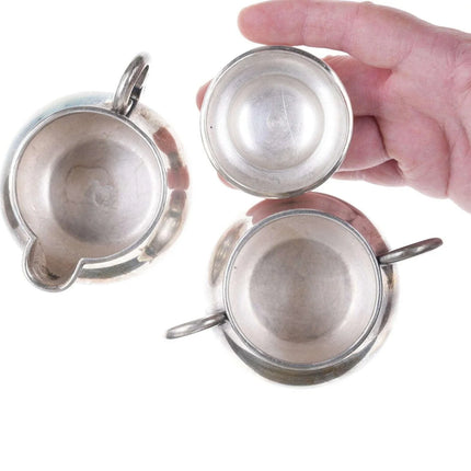 Mid Century William Spratling Sterling Creamer and Sugar - Estate Fresh Austin