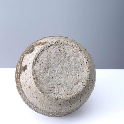 Ming Chinese Brown Stoneware Jar with handles - Estate Fresh Austin