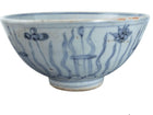 Ming Chinese Porcelain Bowl with blue underglaze decoration x - Estate Fresh Austin