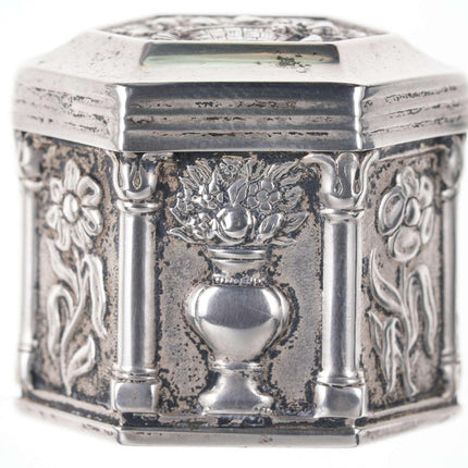 Miniature Dutch Sterling Tea Caddy Form Trinket box v - Estate Fresh Austin