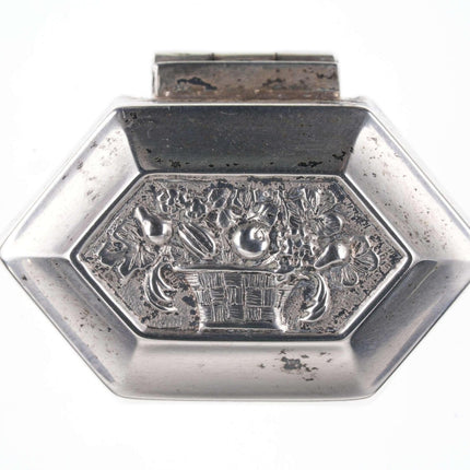 Miniature Dutch Sterling Tea Caddy Form Trinket box v - Estate Fresh Austin