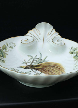 Mottahedeh Greater Bird of Paradise Coimbra Portuga Shell Shaped Dish - Estate Fresh Austin