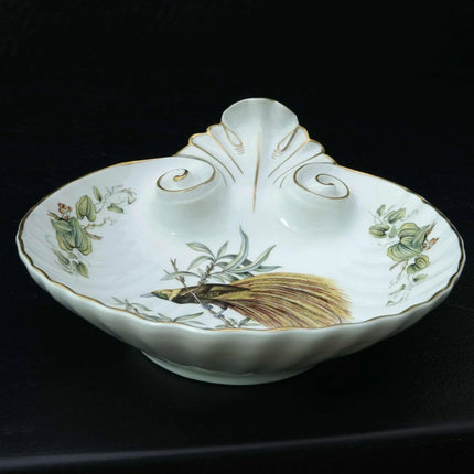 Mottahedeh Greater Bird of Paradise Coimbra Portuga Shell Shaped Dish - Estate Fresh Austin
