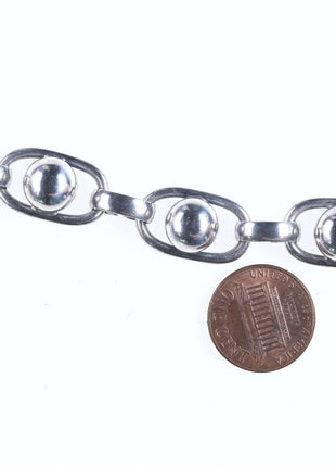 Napier Sterling Mid Century Modernist Link bracelet - Estate Fresh Austin