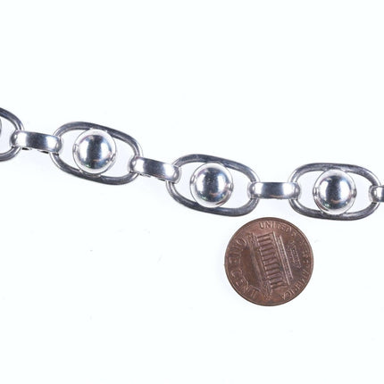 Napier Sterling Mid Century Modernist Link bracelet - Estate Fresh Austin