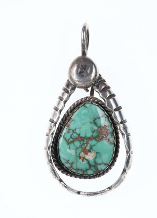 Native American Sterling/turquoise pendant - Estate Fresh Austin