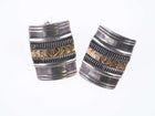 Navajo Herman Smith 14k gold on Sterling Earrings - Estate Fresh Austin