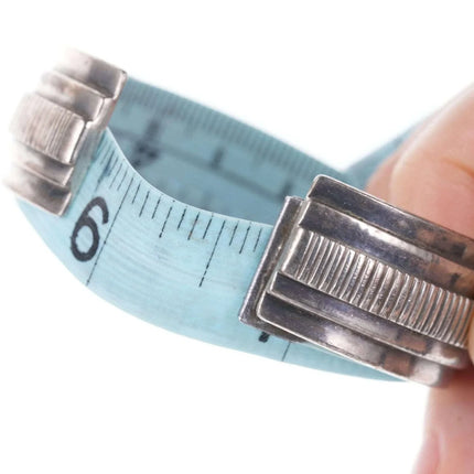 Navajo Phillip Guerro Heavy sterling cuff bracelet - Estate Fresh Austin