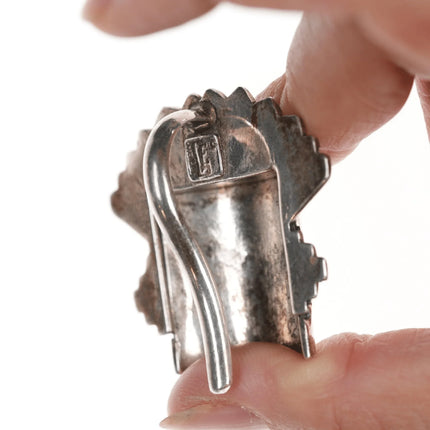 Navajo Sterling Kachina Head pendant for Golden Eagle Trading Company - Estate Fresh Austin