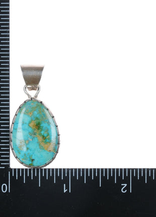 Nelson Garcia - Kewa Sterling and high grade turquosie pendant - Estate Fresh Austin