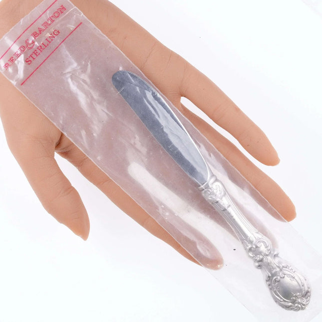 NEW Reed and Barton Francis 1 Sterling Silverware 6.375" Modern Hollow Butter Sp - Estate Fresh Austin