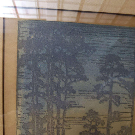 Newcomb College Henrietta Davidson Bailey "Pines in Louisiana" 1920's Arts and C - Estate Fresh Austin