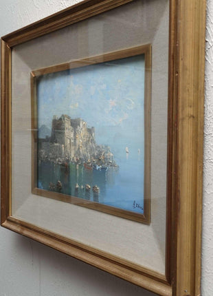 Nice Coastal Island Landscape in Shadowbox Frame - Estate Fresh Austin