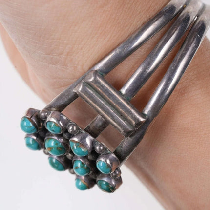 Nice Vintage Sterling/turquoise cuff bracelet - Estate Fresh Austin