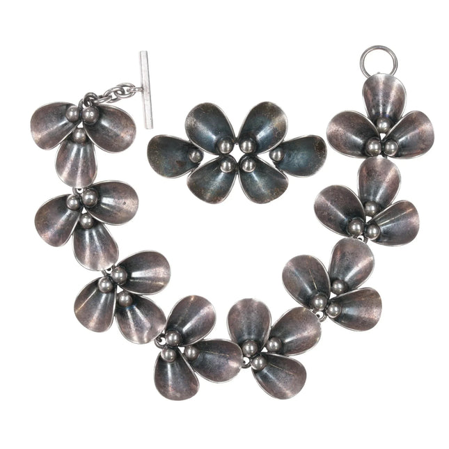 Niels Erik From Sterling Denmark MCM Atomoic bracelet/pin set - Estate Fresh Austin