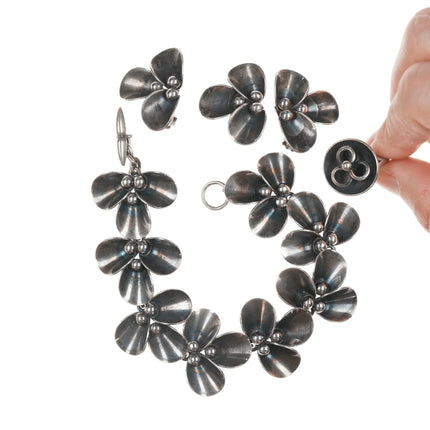 Niels Erik From Sterling Denmark MCM Atomoic Jewelry Set - Estate Fresh Austin