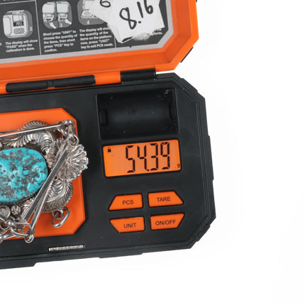 Nora Nelson Navajo Sterling and turquoise pendant necklace - Estate Fresh Austin