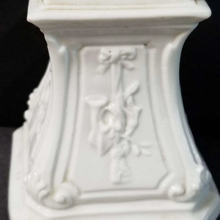 Nymphemburg Blanc de Chine Singing Cherub Not Four Seasons 8.5" tall 18th to 19 - Estate Fresh Austin