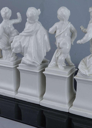 Nymphenburg Blanc de Chine Allegorical Figure Set - Estate Fresh Austin