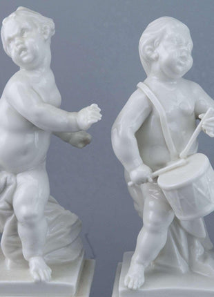 Nymphenburg Blanc de Chine Allegorical Figure Set - Estate Fresh Austin