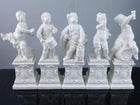 Nymphenburg Blanc de Chine Allegorical Figure Set - Estate Fresh Austin