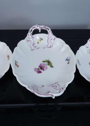 Nymphenburg Hand Painted Bon Bon Dish Set - Estate Fresh Austin