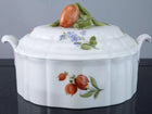 Nymphenburg Hand Painted Porcelain Candy Box with fruit finial - Estate Fresh Austin