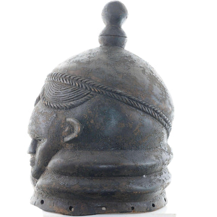 Old African Mende Helmet Mask - Estate Fresh Austin